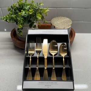 Threshold Sussex Gold Flatware Set